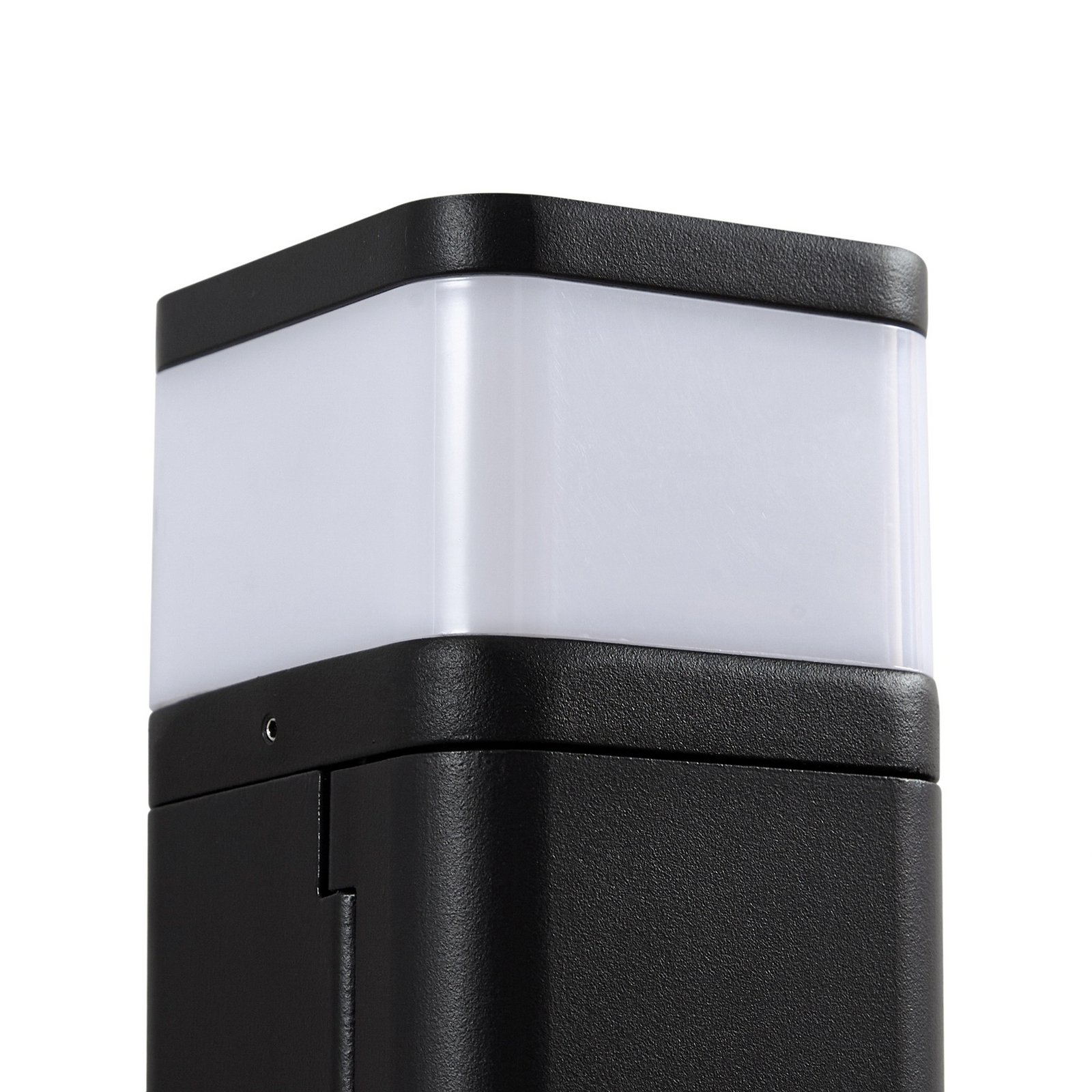 Applique d'extérieur Lindby Teyon, avec prise, noir, IP44 G9