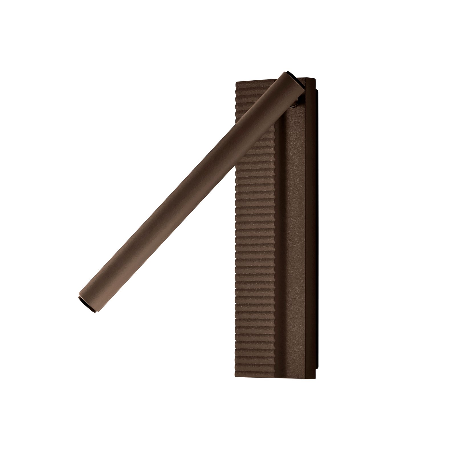 Bover LED-vägglampa Arid A/03 brun, aluminium, 2 700 K