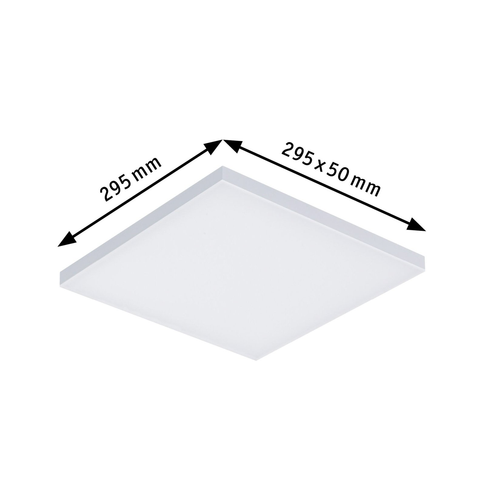 Paulmann Velora LED plošča 3-stopenjska zatemnitev, 29,5x29,5 cm