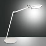 Lampă LED de birou Regina cu dimmer, alb