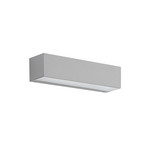 Lengo LED Draußen Wandleuchte Down L25 Silber - Lucande