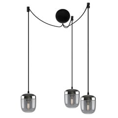 UMAGE Acorn rippvalgusti 3-valgusti suitsuhall teras