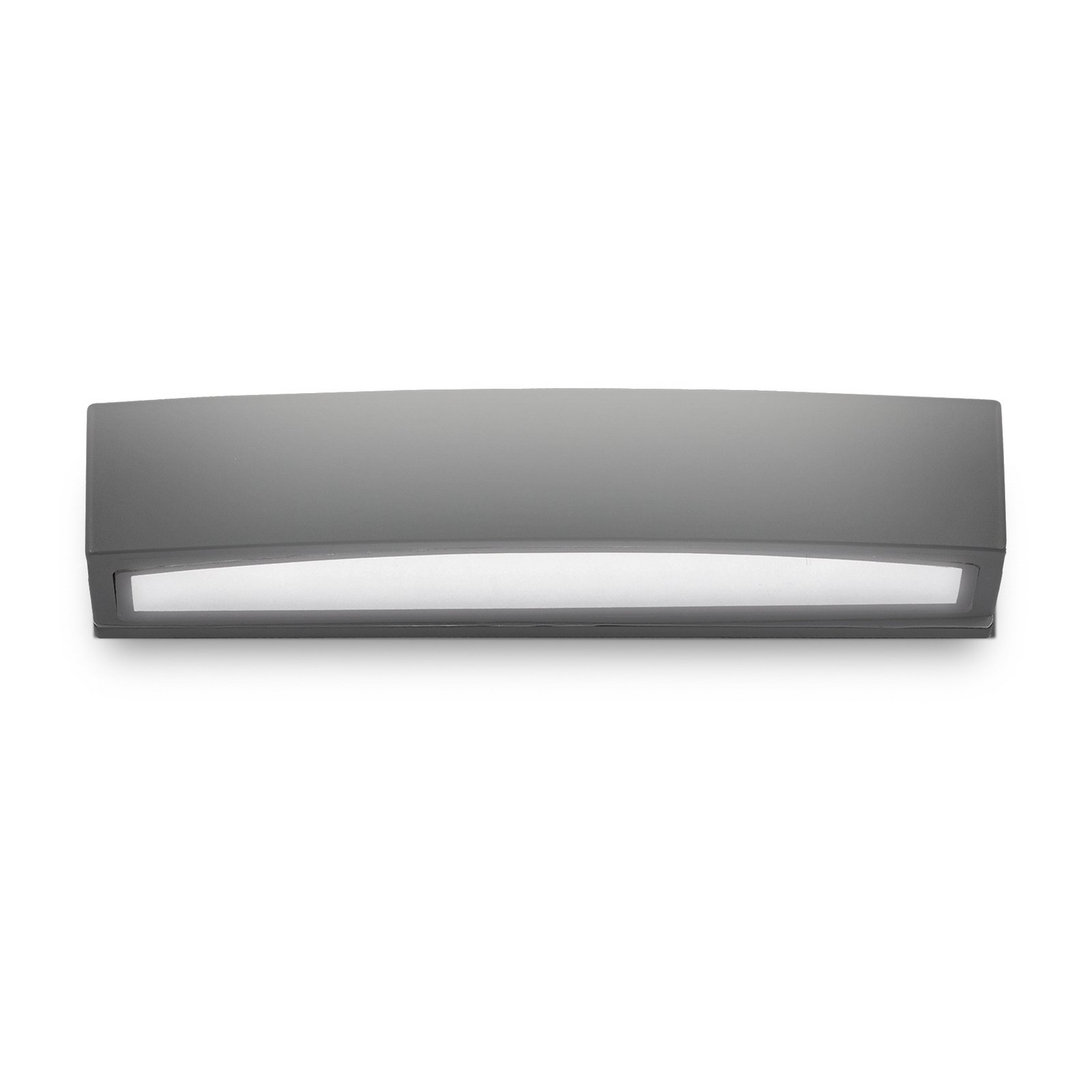 Ideal Lux utomhusvägglampa Andromeda, antracit, bredd 45 cm