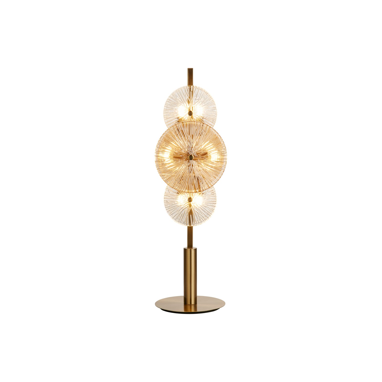 Wagon Wheel table lamp, 6-bulb