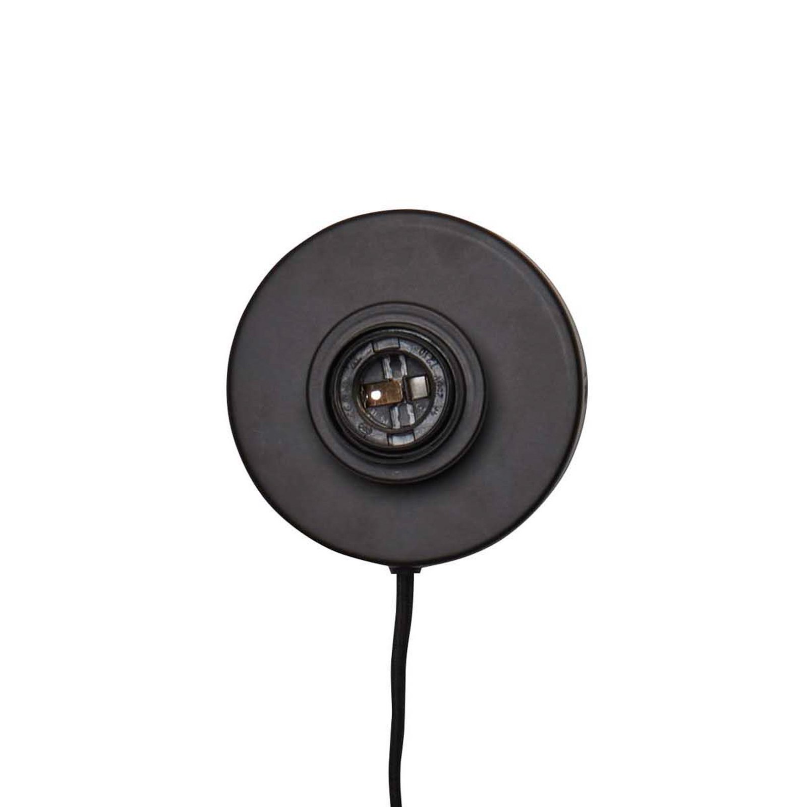 GOOD & MOJO Panama wall light, dark grey, Ø 65 cm, plug