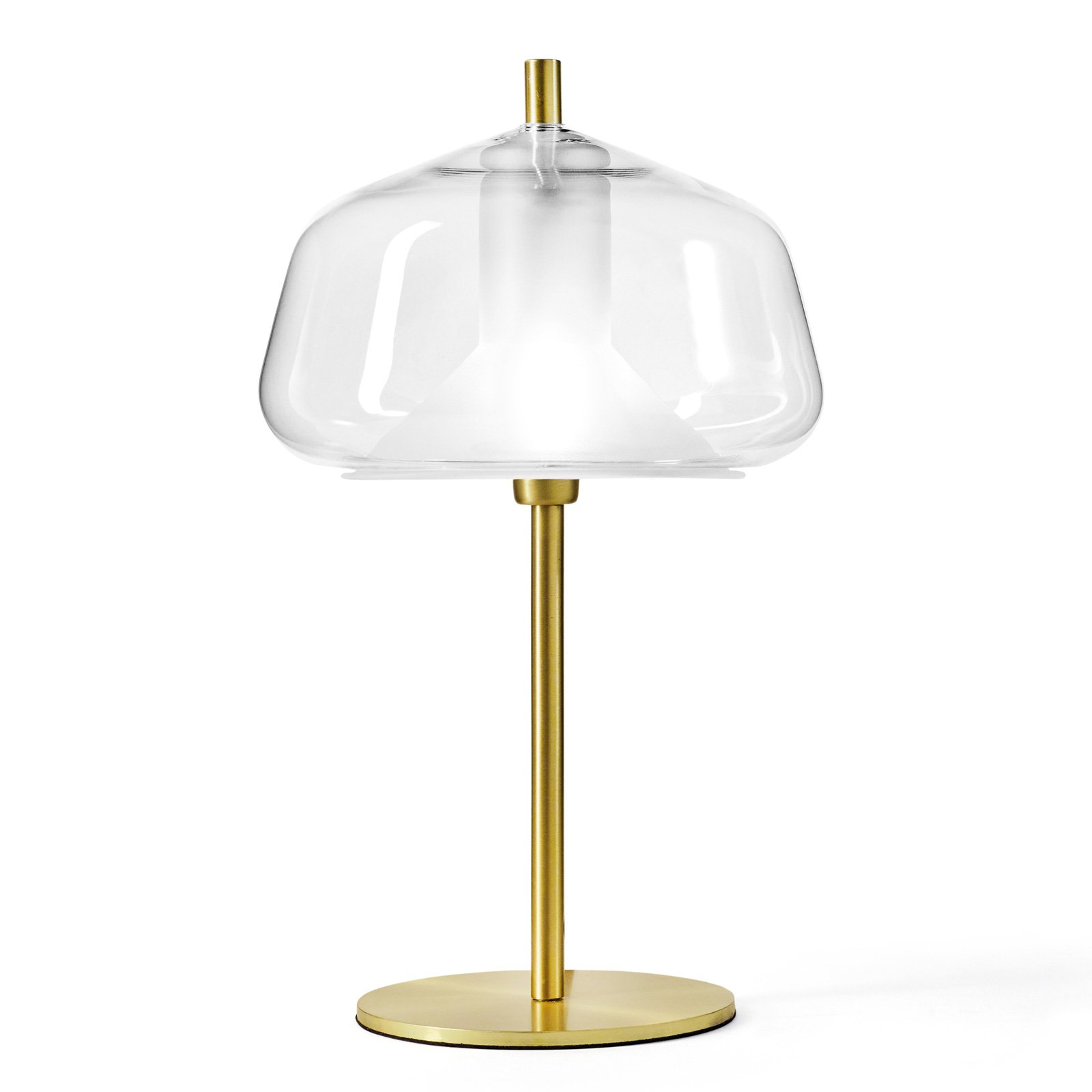 X-Ray table lamp, 12 cm high lampshade, clear