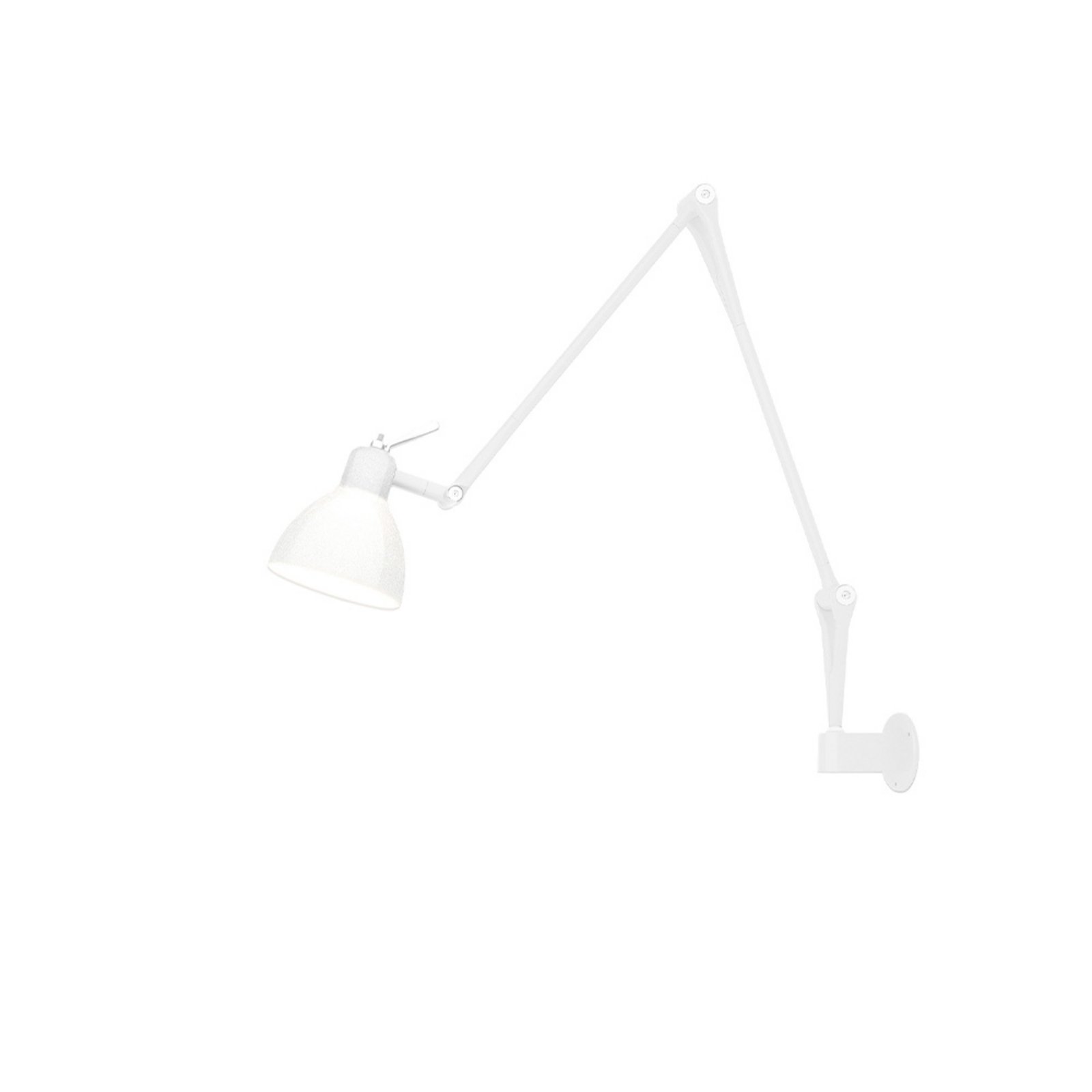 Luxy W2 Vägglampa Vit/Blank Vit - Rotaliana