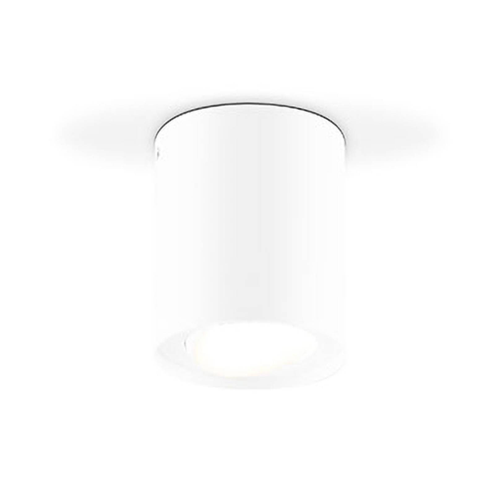 EVN Kardanus plafonnier LED, Ø 9 cm, blanc