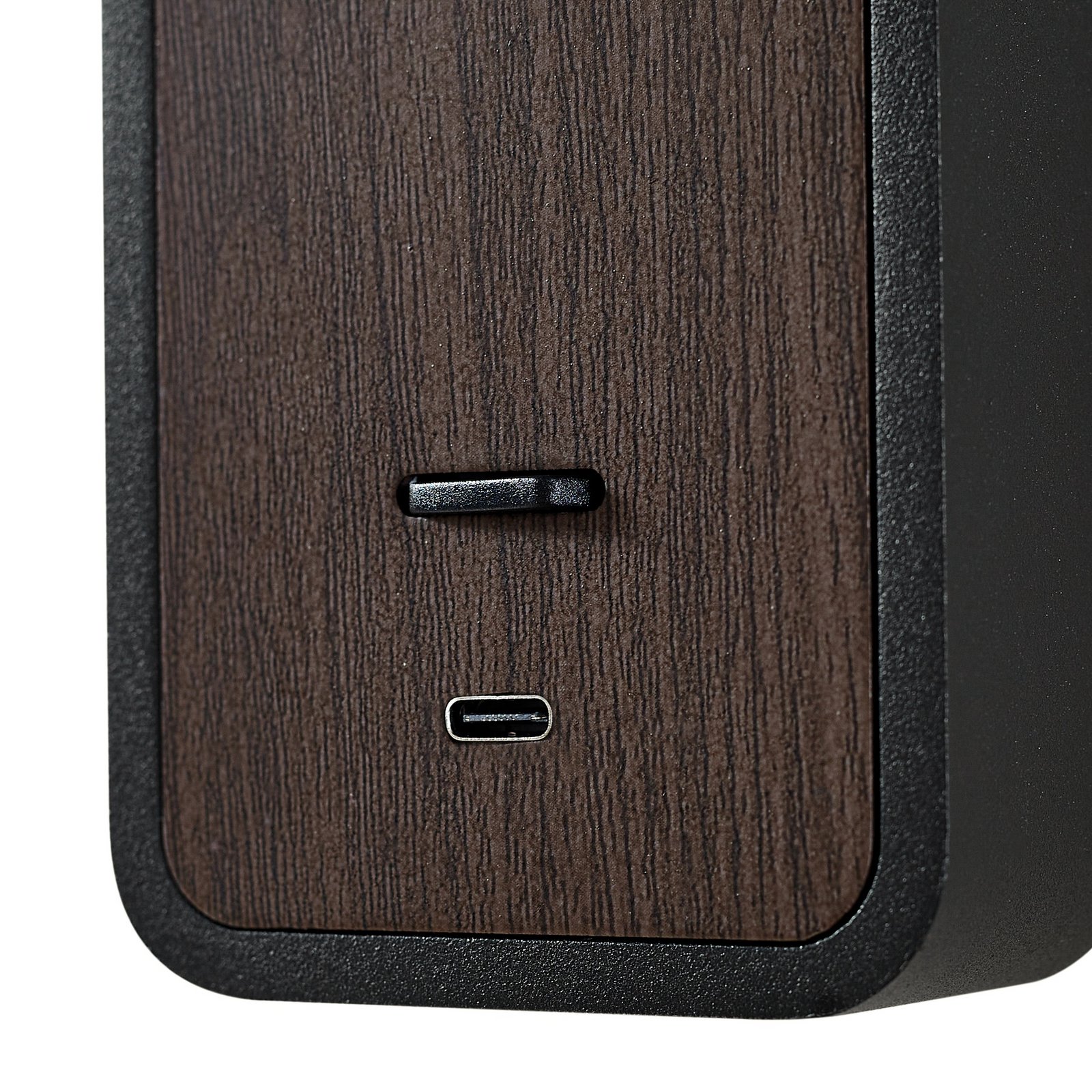 Lindby LED-Wandleuchte Tallis, schwarz, USB-C, beweglich