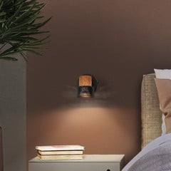 LEDVANCE LED nástěnné bodové svítidlo Cork, GU10, stmívatelné, černé