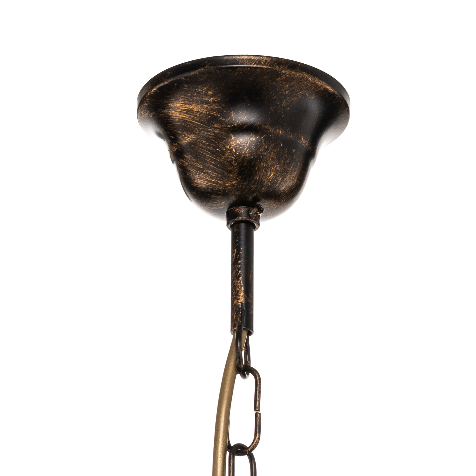 Chandelier Collana metal 6-bulb bronze
