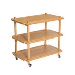 Carrello da portata Crayon in frassino, altezza 70 cm - Hübsch