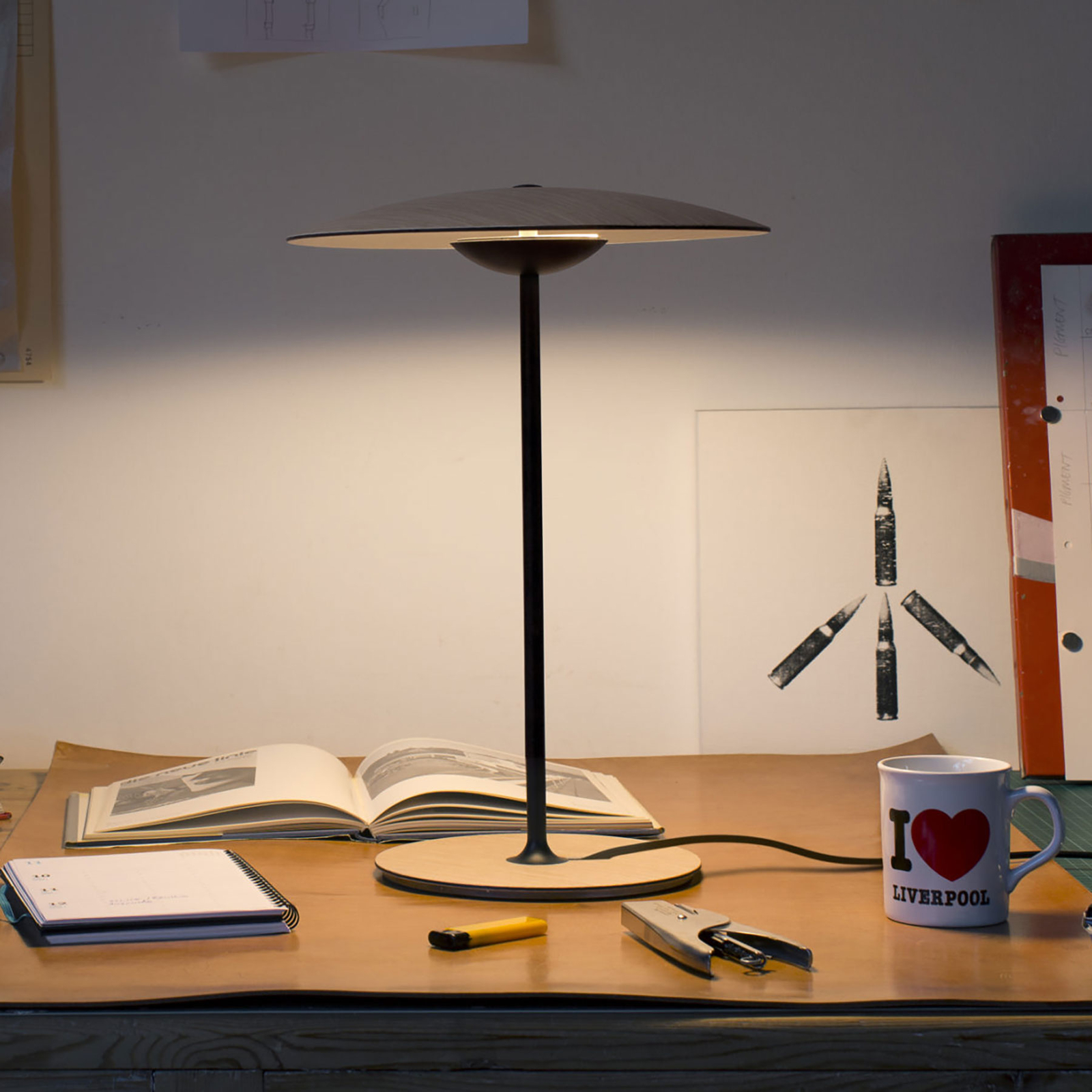 MARSET Ginger LED-Tischleuchte, dimmbar