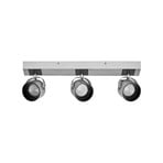 OSRAM LED-Deckenleuchte JUPITER, 3-flammig, silber, Metall