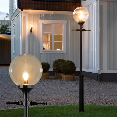 Lampe pour mât Linus, noire