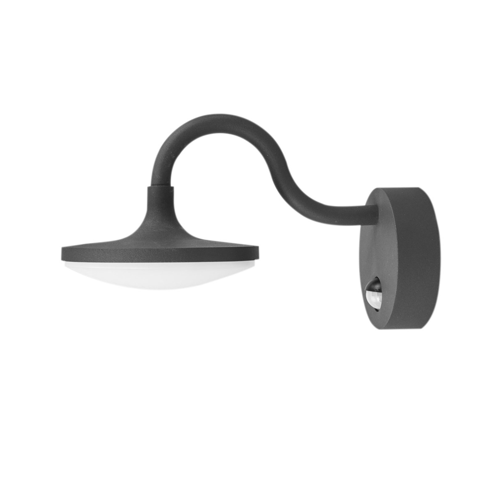 Finny Utomhus Vägglampa Dark Grey/White - Lucande