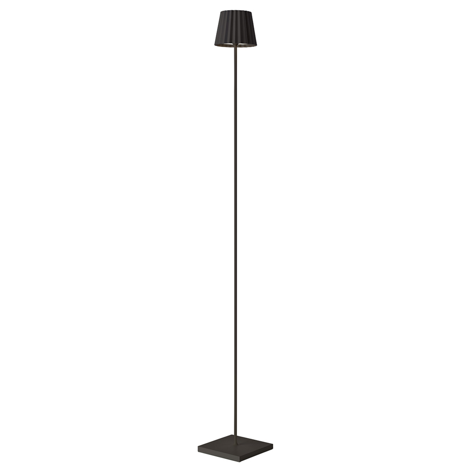 Lámpara de pie LED Troll 2.0 de exterior, negro
