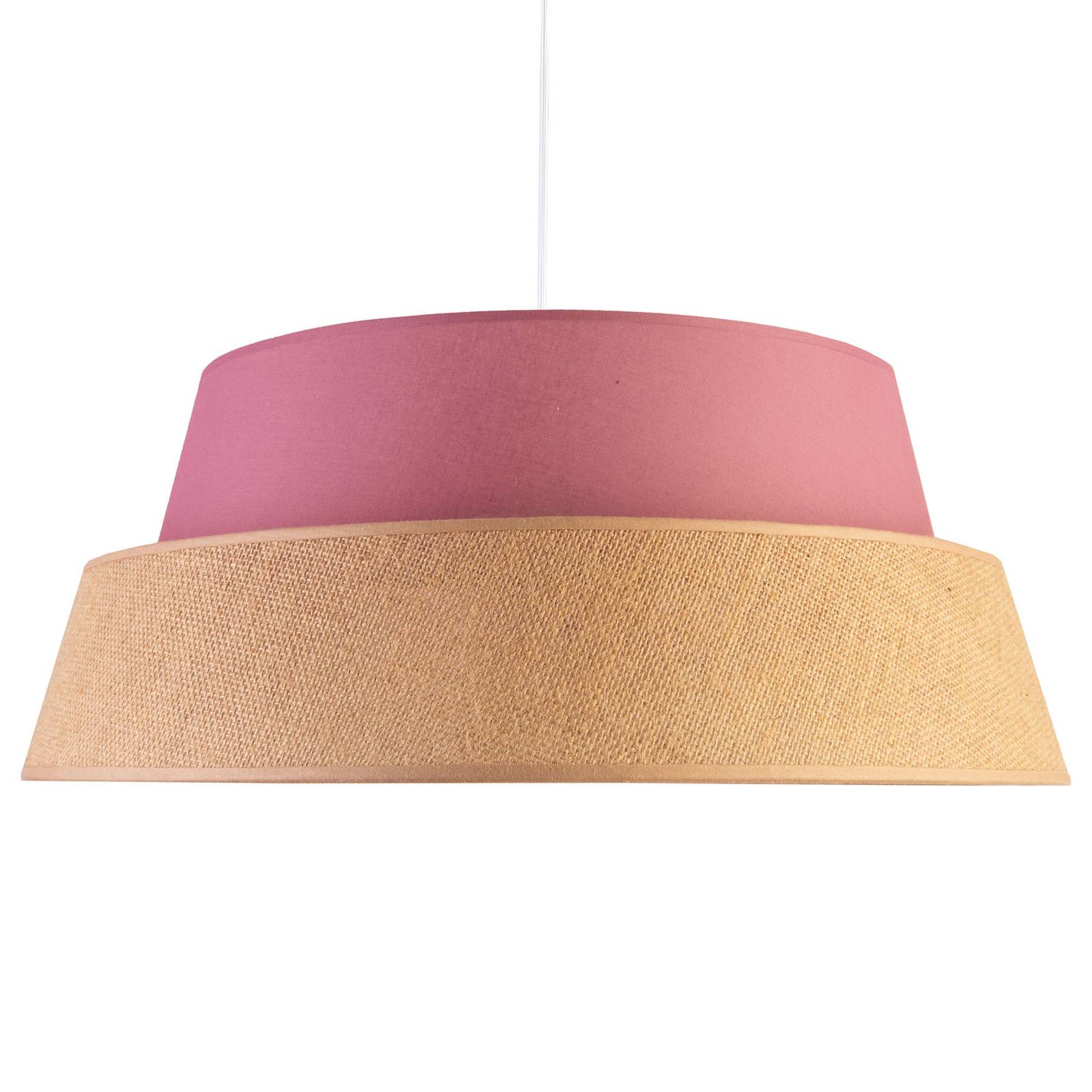 Lampa wisząca Galaxy Soft Nature, różowa/brązowa