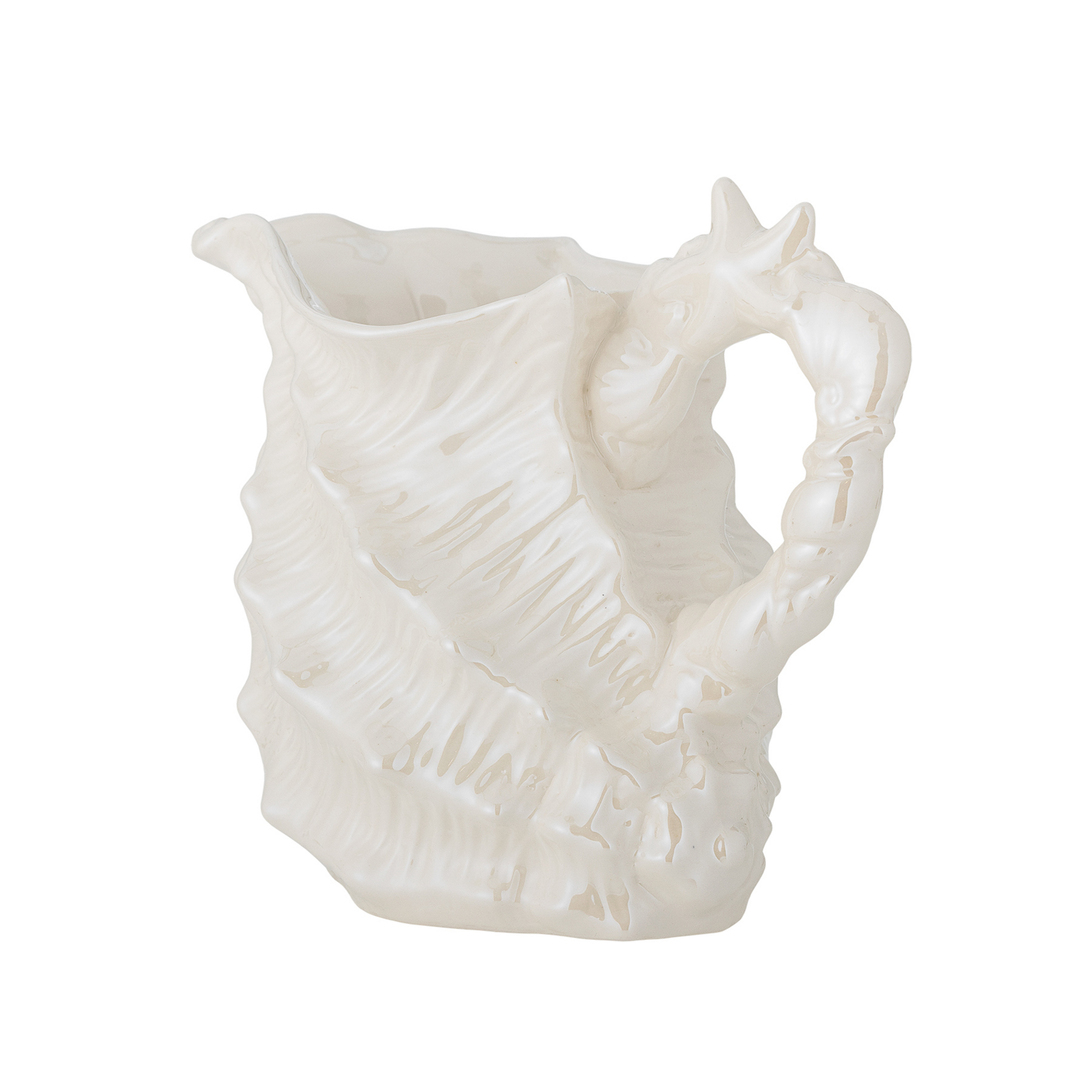 Shellie Krug, blanche, hauteur 18 cm, céramique - Bloomingville