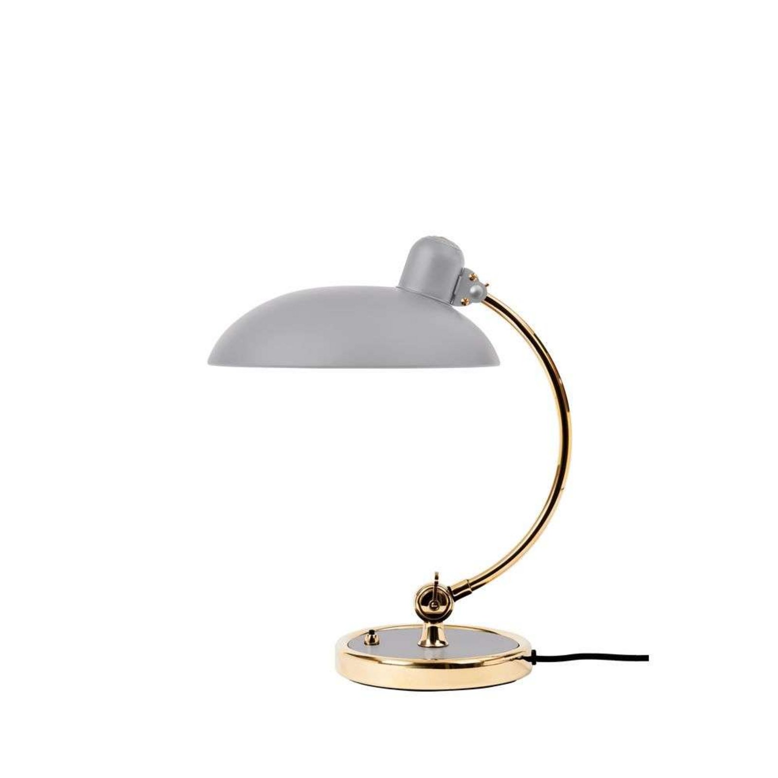 KAISER idell™ 6631-T Table Lamp Matt Easy Grey/Brass - Fritz Hansen