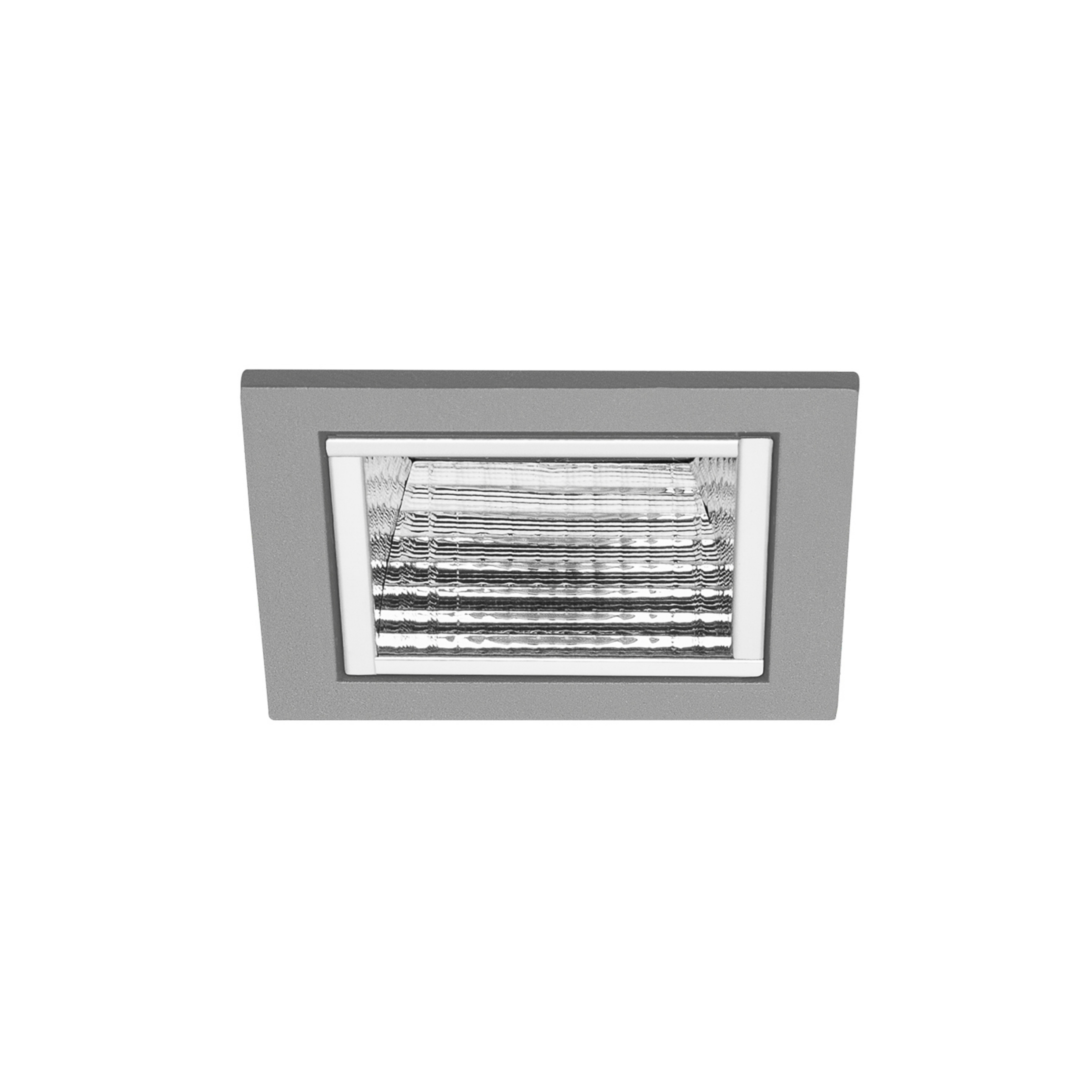 BRUMBERG Apollo Micro facettiert, eckig, DALI, 4000 K silber