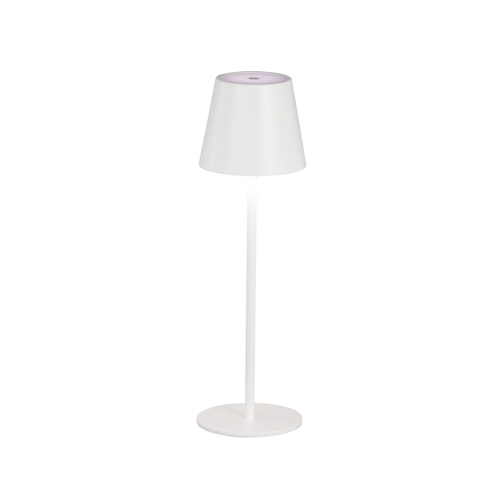 Lampe à poser LED rechargeable Viletto, blanc, IP54