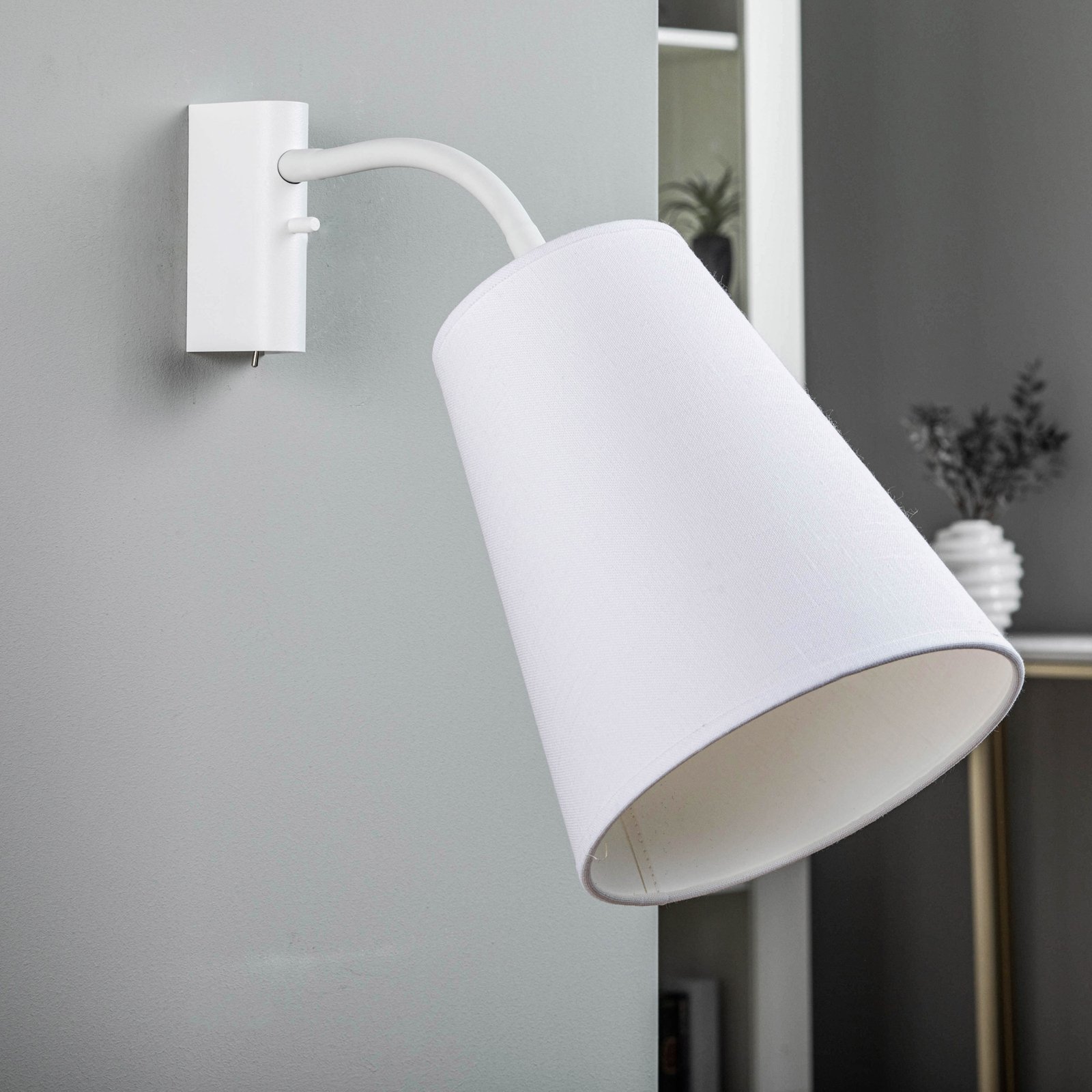 Flex Shade zidna svjetiljka, pomična, bijela