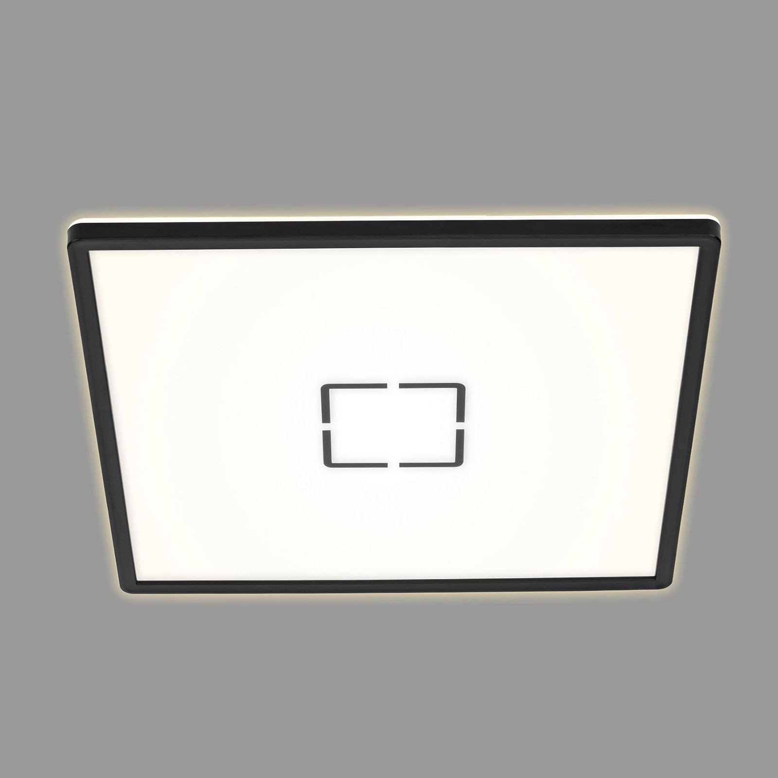 Briloner Plafonieră cu LED-uri 42 x 42 cm negru - Bucătărie - modern - negru alb - Plastic