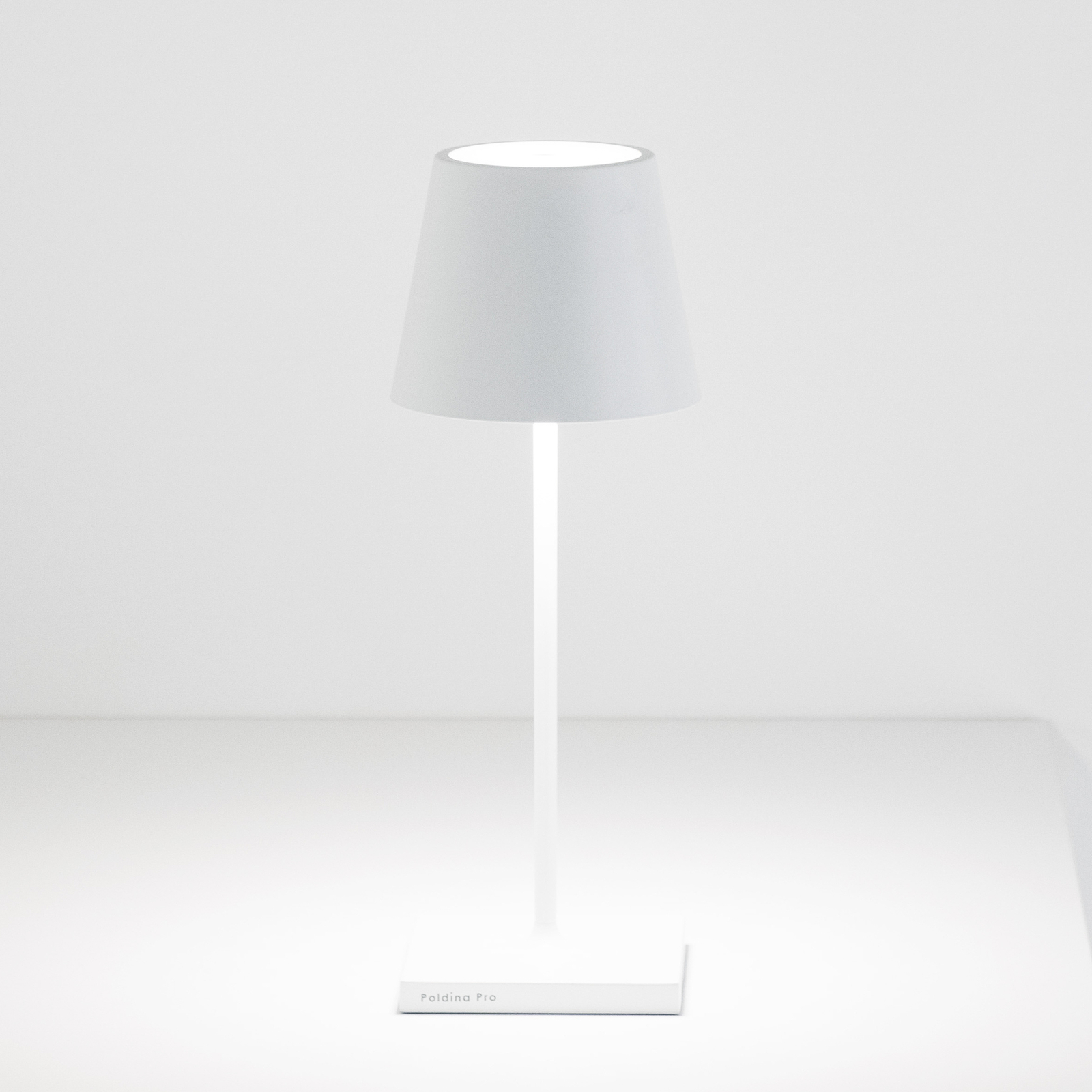 Zafferano Poldina mini akkus asztali lámpa fehér