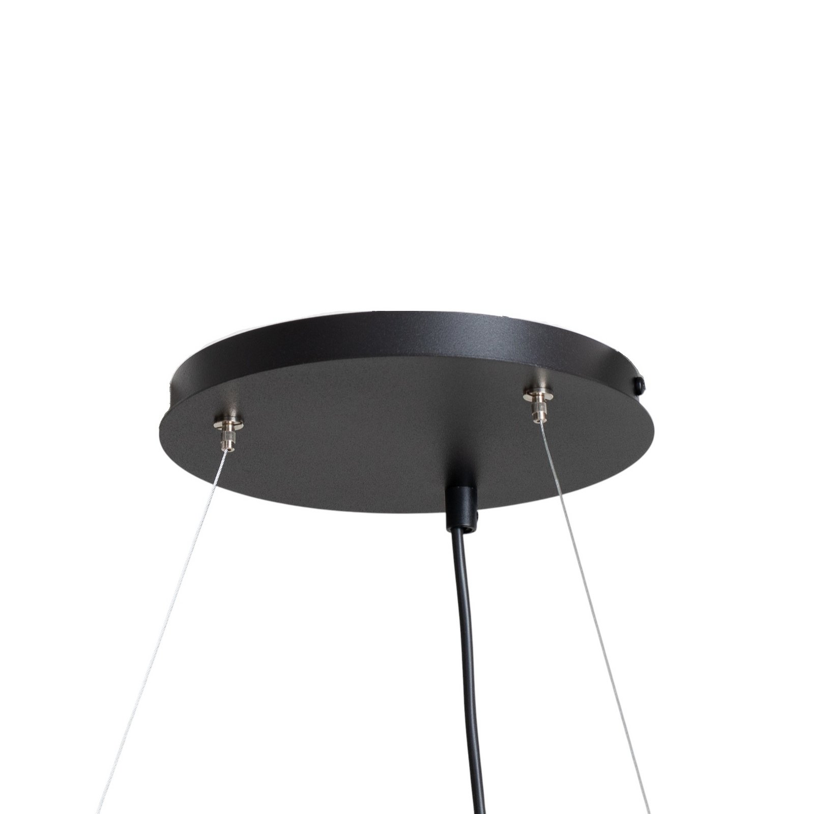 Gama pendant light, 5-bulb, black