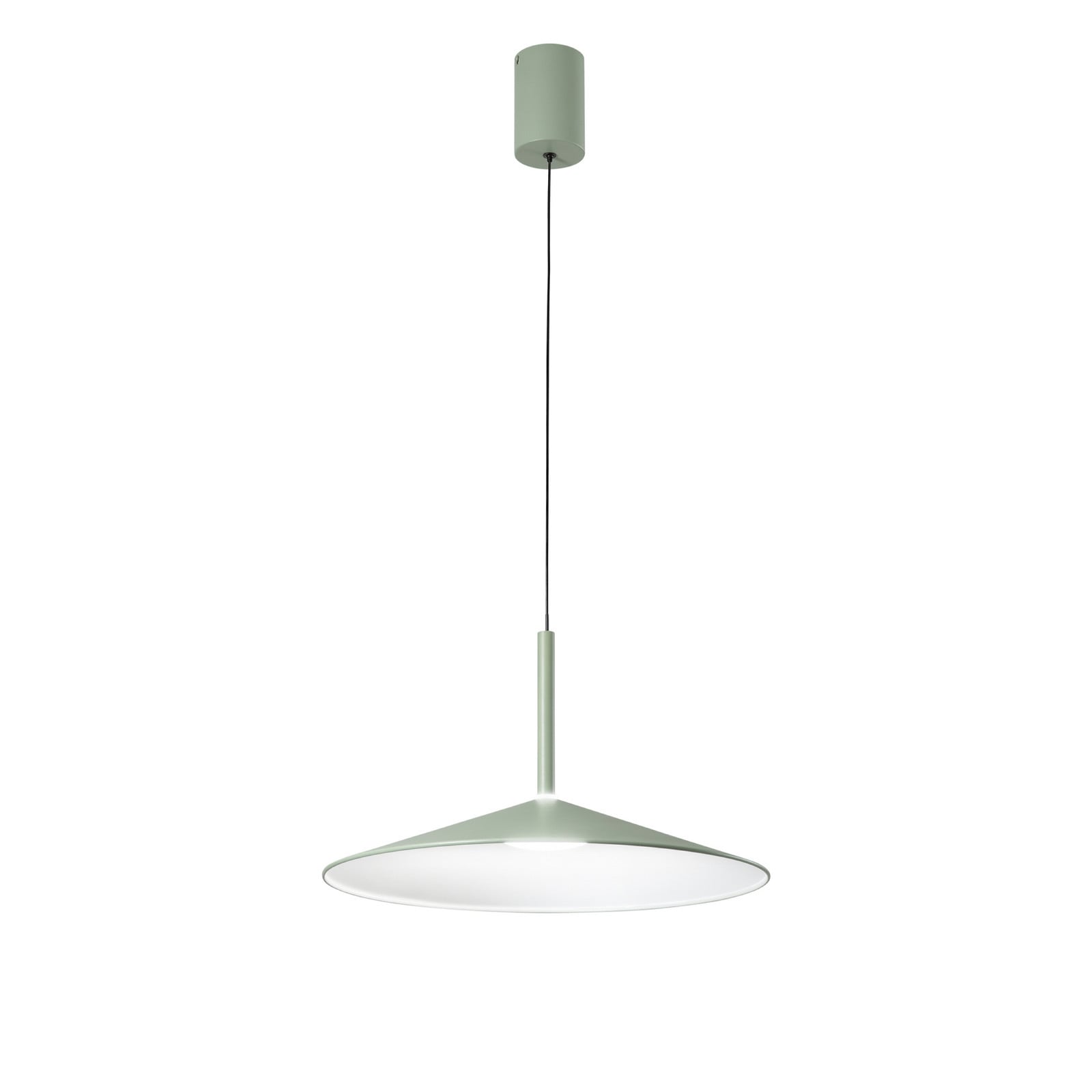 Luce Ambiente Design Lampă suspendată LED Khan verde Ø 48 cm metal CCT - Camera de zi / sufragerie - Modern