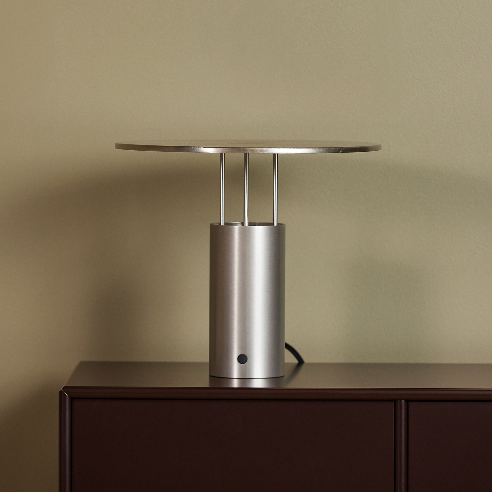 Piet Hein LED-Tischleuchte Tempel280, silber, Höhe 24,5 cm Piet Hein LED-Tischleuchte Tempel280, silber, Höhe 24,5 cm