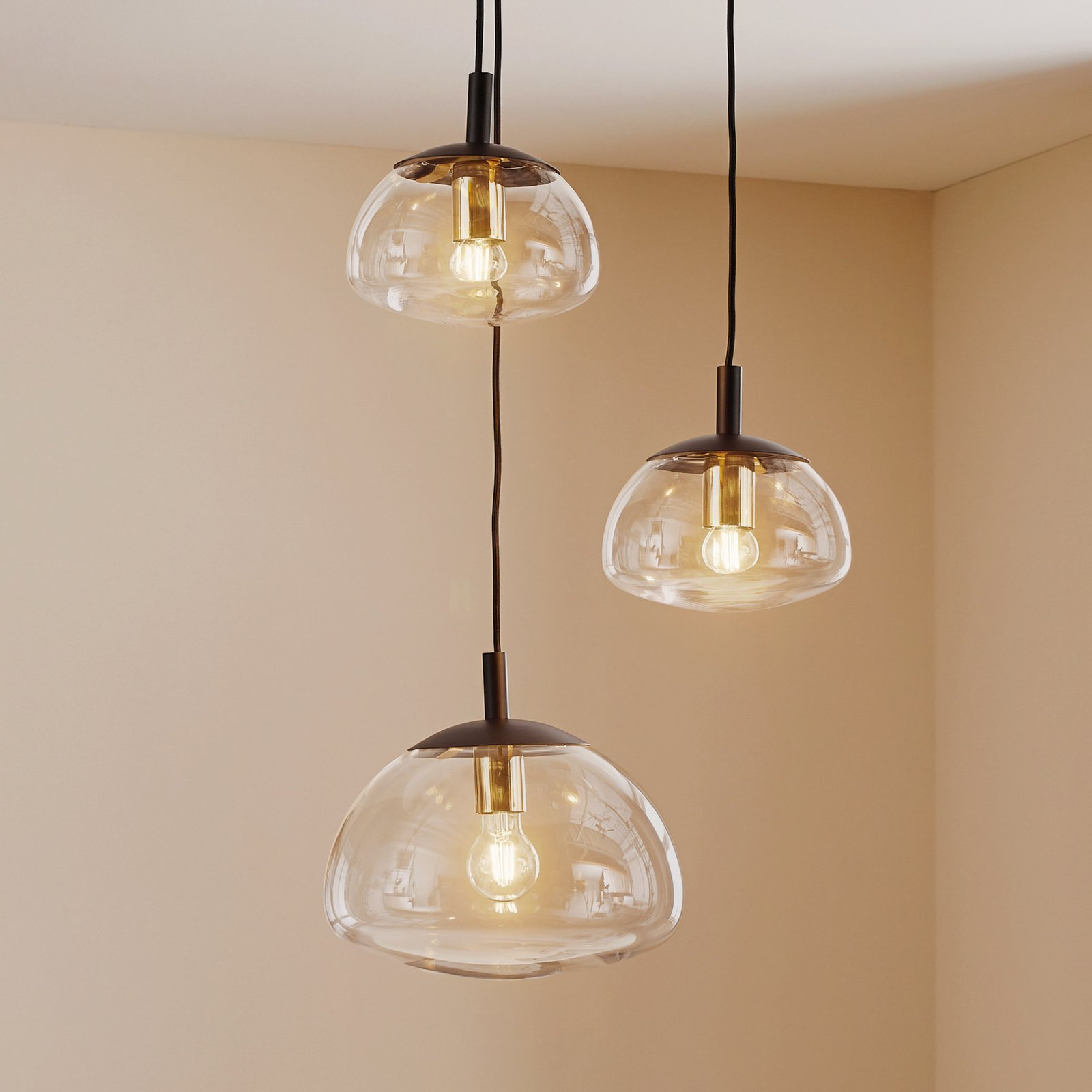 Turku Suspension Clair/Noir - Euluna