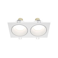 Maytoni lámpara de techo empotrable Zoom blanco 17 x 9 cm 2 luces IP65