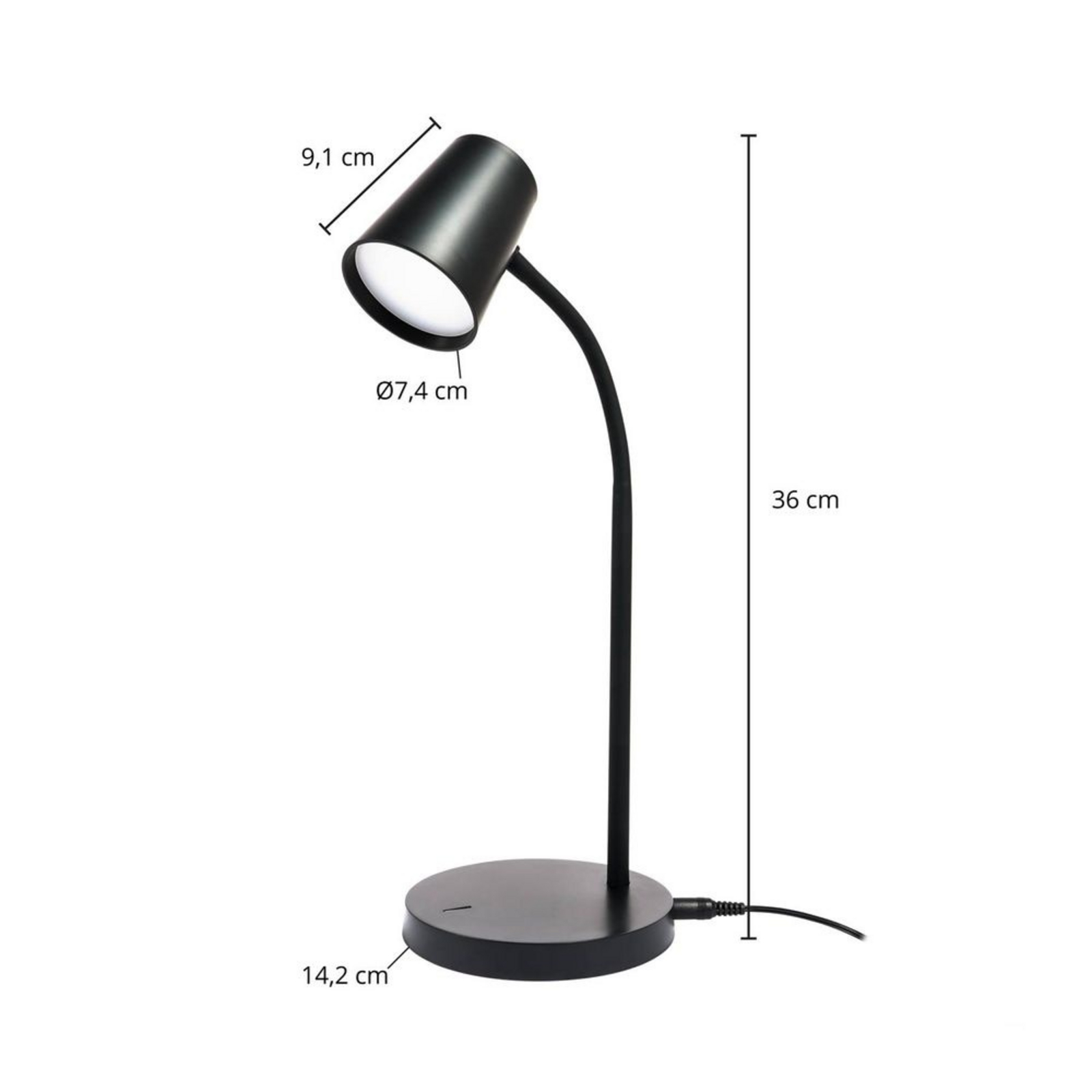 Ailina LED Lampă de Masă Black - Lindby