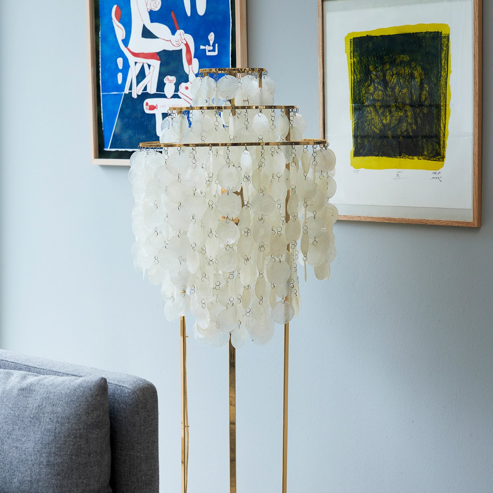 Fun 1 STM Golvlampa Brass - Verpan