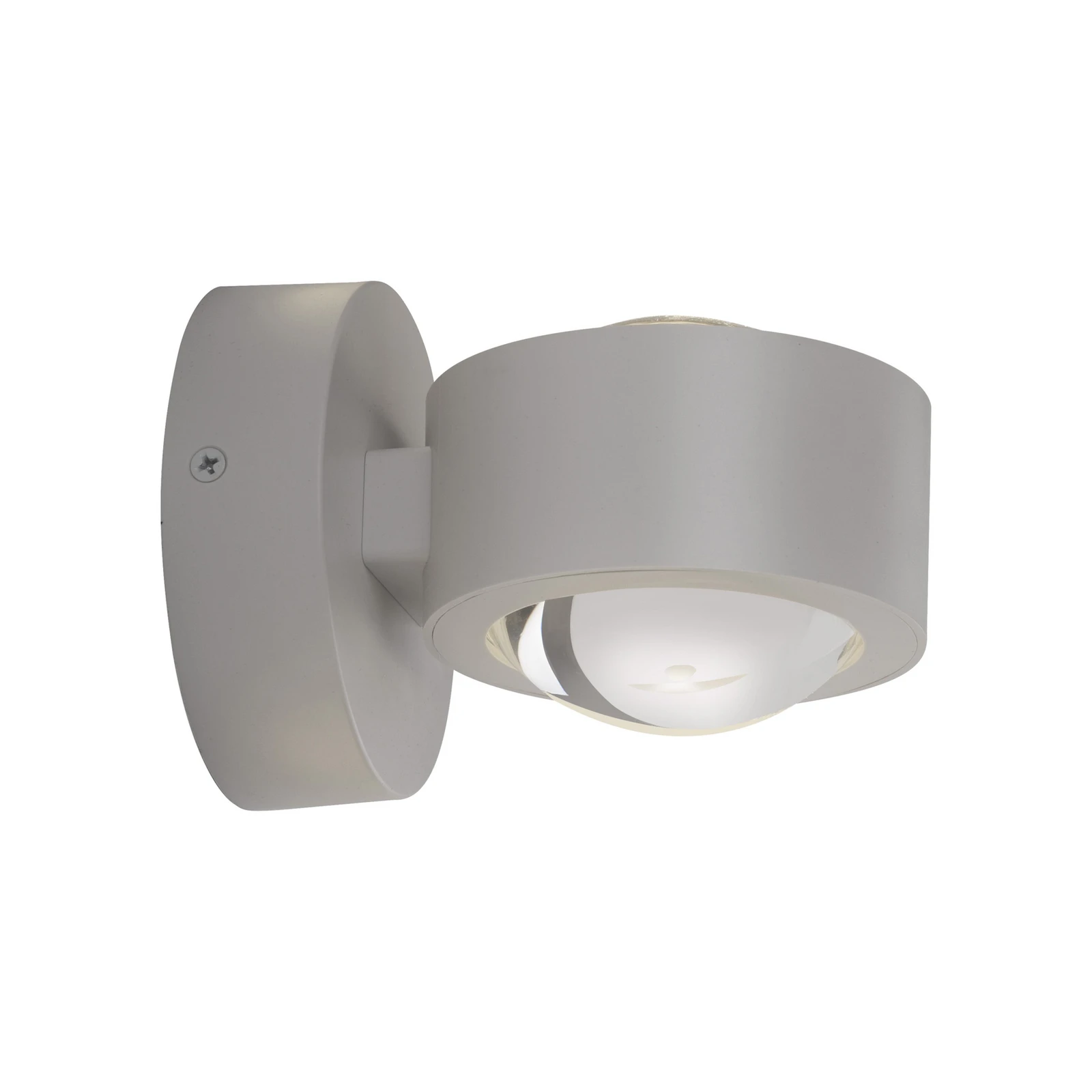 JUST LIGHT. LED акумулаторна стенна лампа Chia, пясък, желязо, 3000 K
