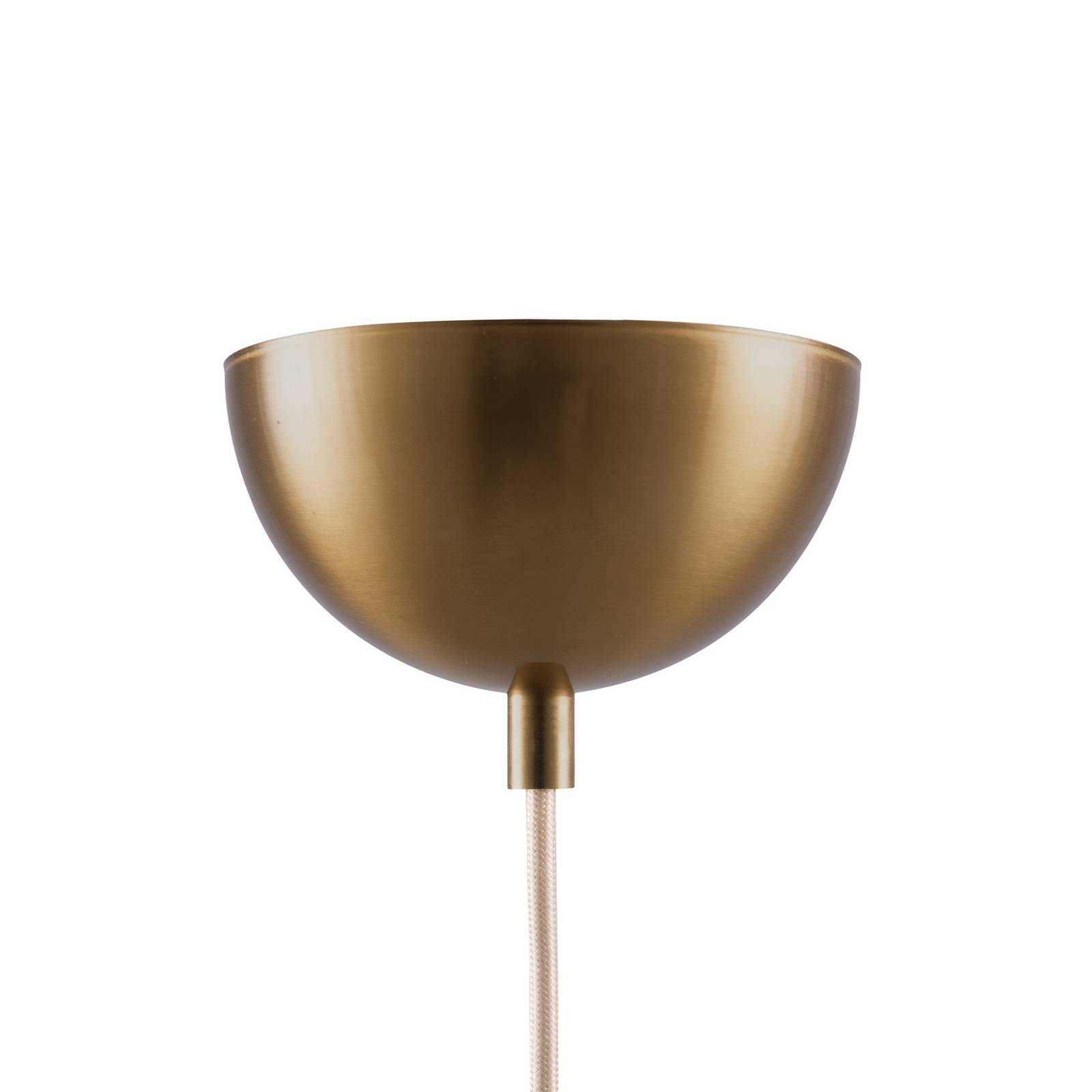 Globen Lighting żyrandol IRIS 50 w kolorze mokka, Ø 50 cm