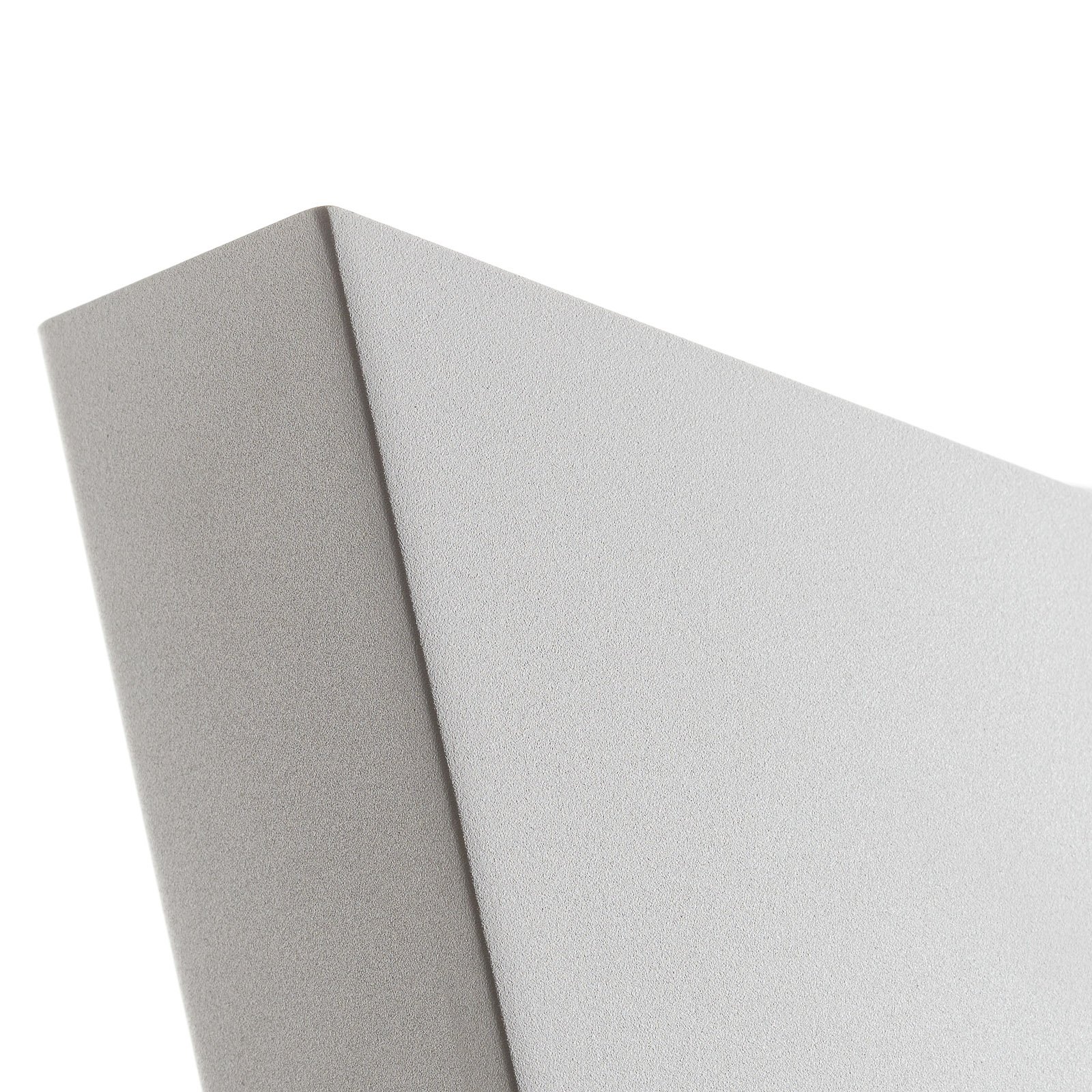 Asimetric wall light made of steel