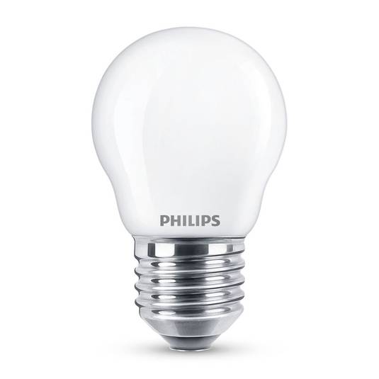 Philips LED Classic WarmGlow E27 P45 3,4W satinato