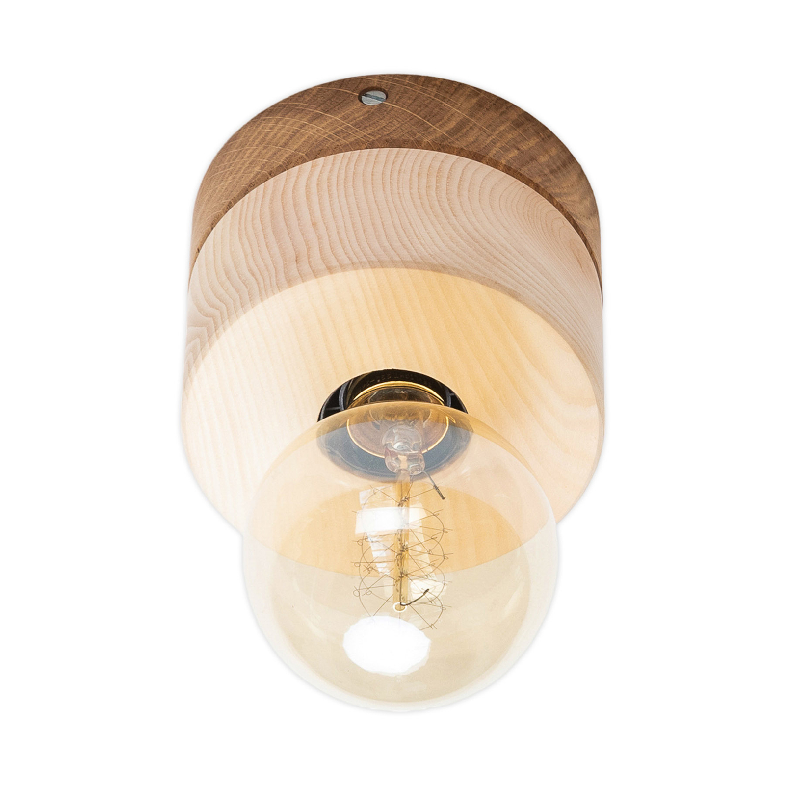 ALMUT 0239 Deckenleuchte, vegan, zirbe/eiche 