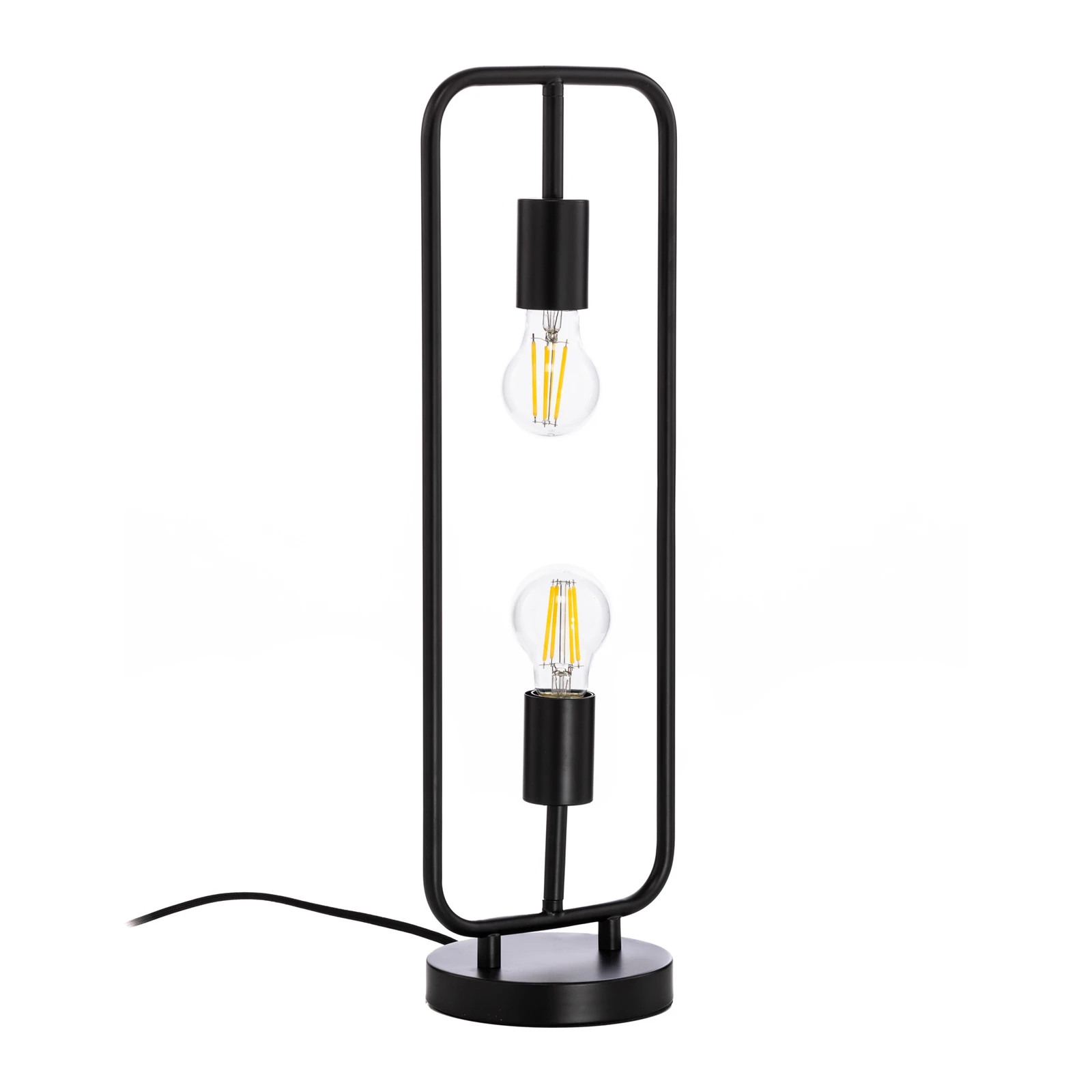 Lucande Tornike bordslampa, 2 lampor, järn