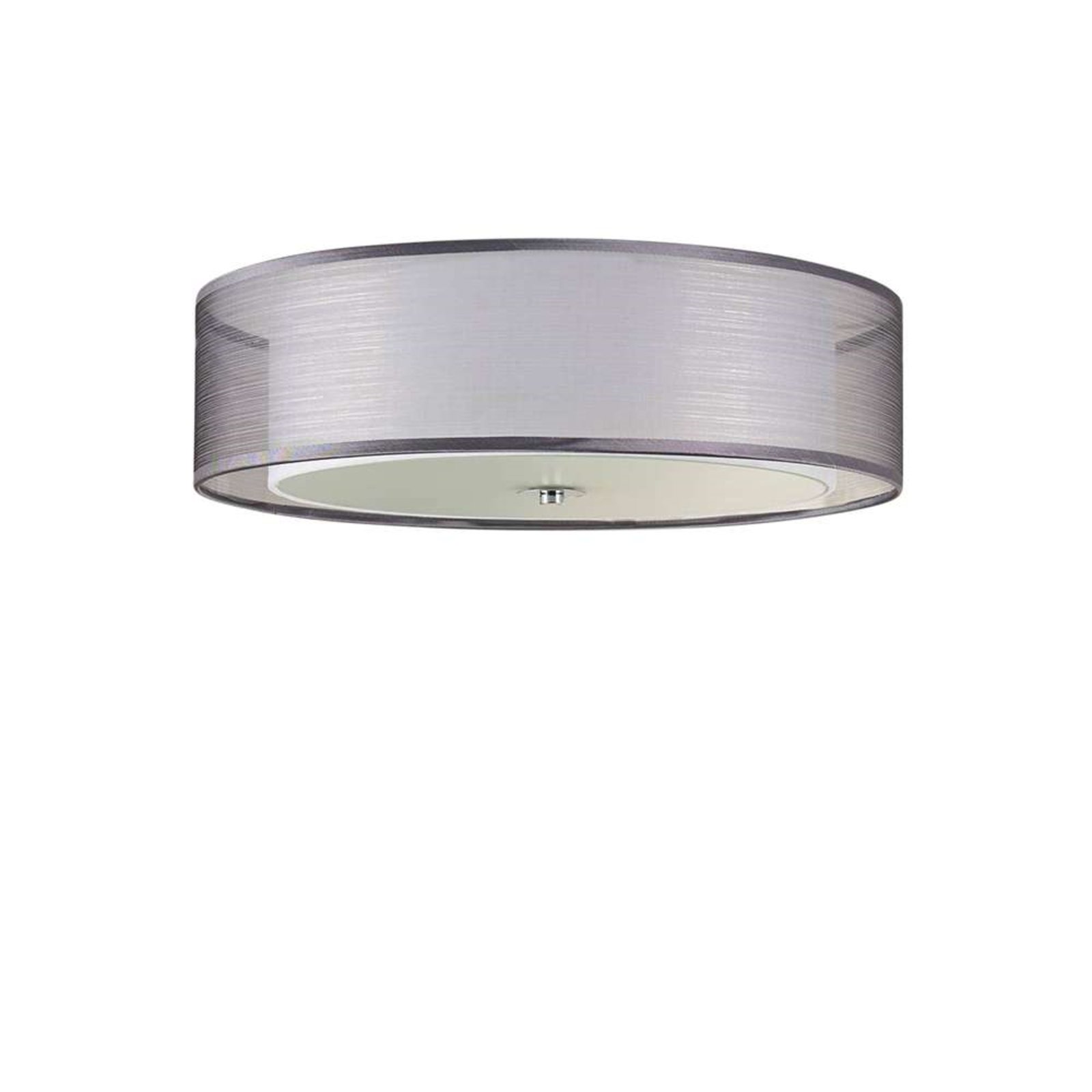 Tobia Stropní Lampa Grey/White/Chrome - Lindby