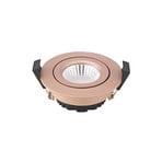 LED recessed ceiling spot Diled, Ø 8.5 cm, 6 W, 3,000 K, rosé