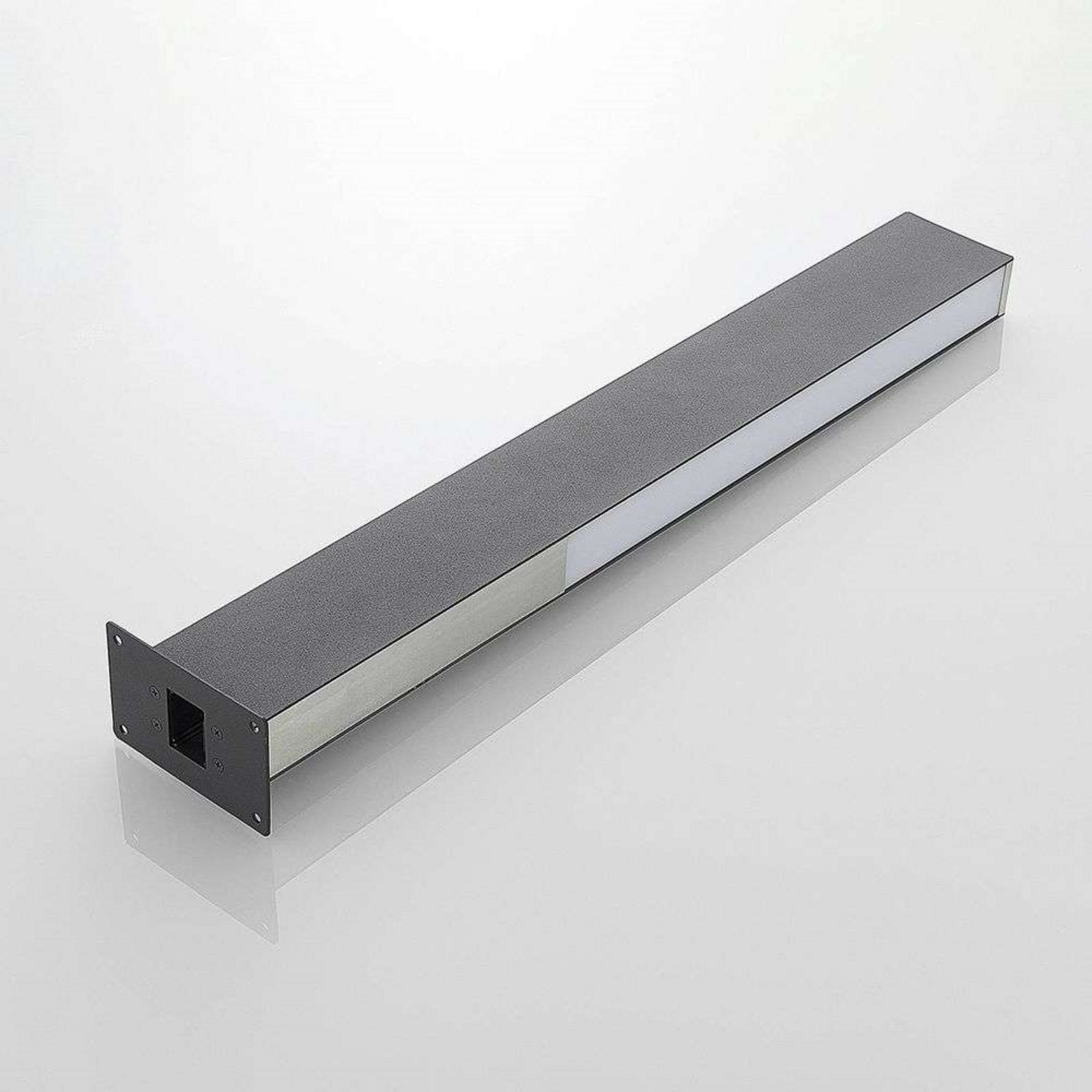 Aegisa Lampă de Grădină de Exterior H80 Dark Grey/White - Lucande