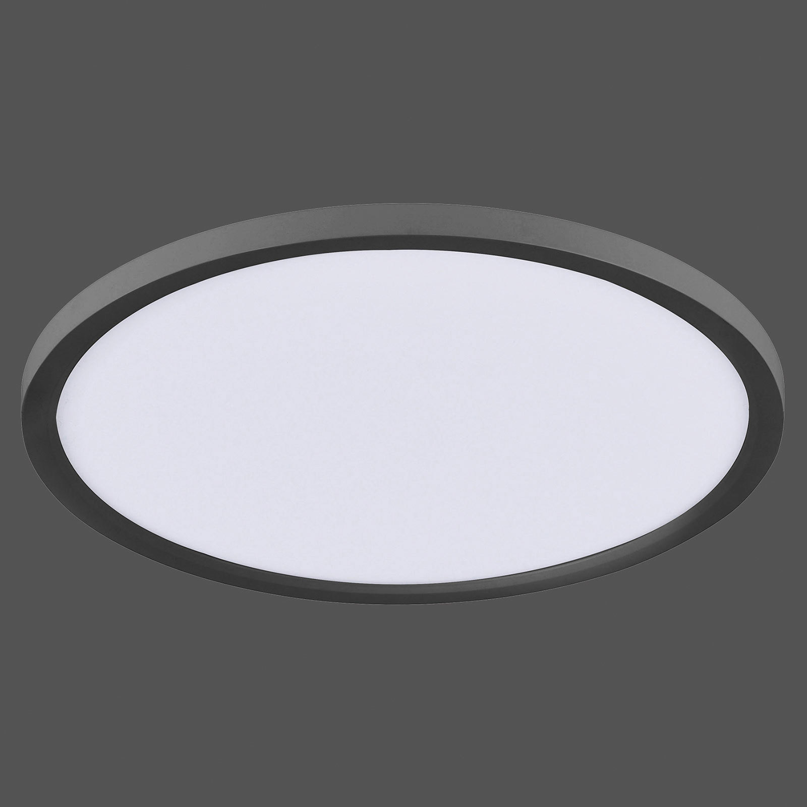 Plafoniera LED Flat CCT, Ø 40 cm, nero
