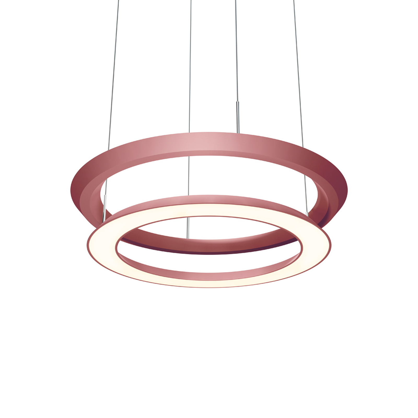 OLIGO Yano lámpara colgante LED up/down CCT rosado