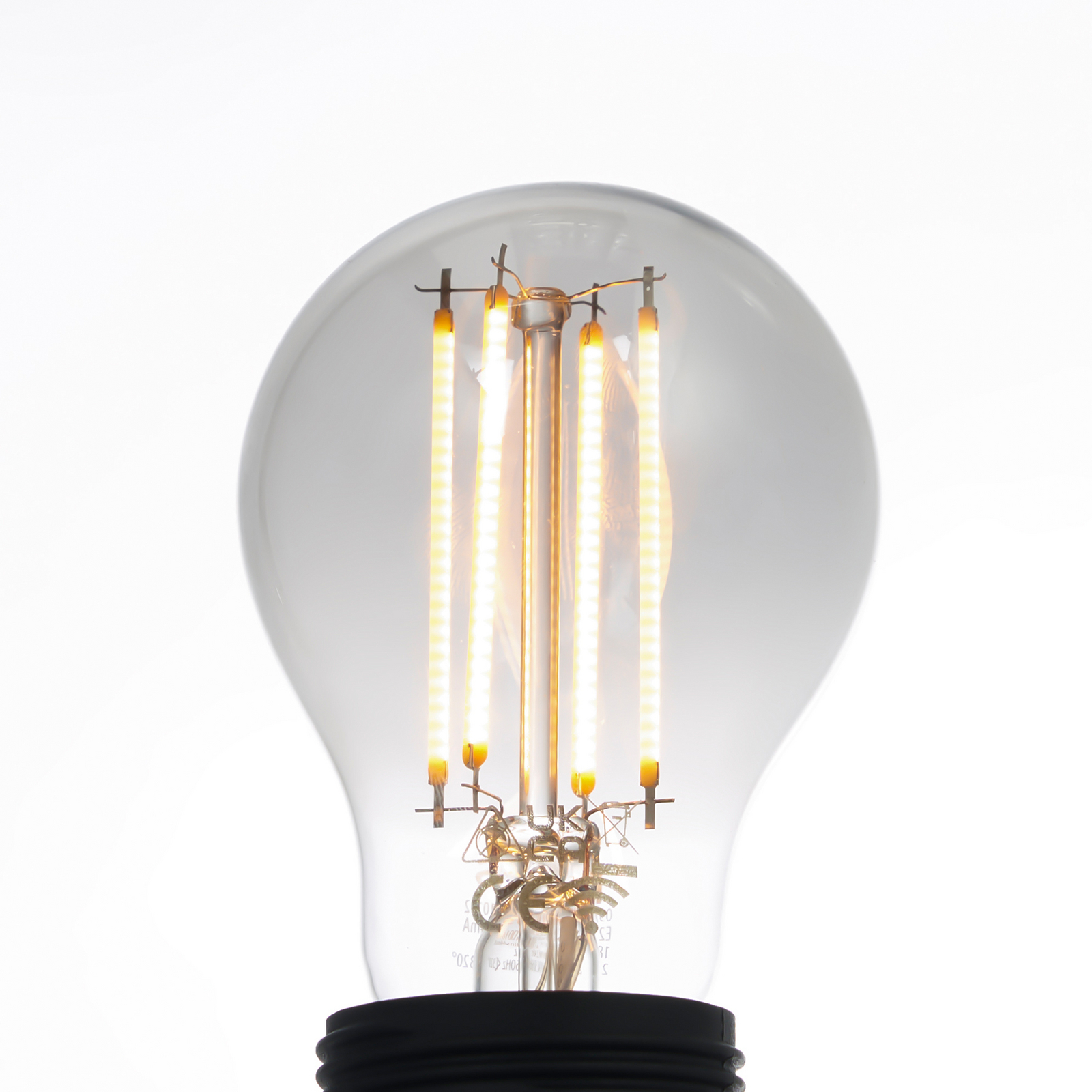 Smart LED-Filament rauchgrau E27 A60 WLAN 4,9W