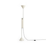 Lampe sur pied Twist, blanc, 200 cm, à intensité variable, hauteur réglable -
