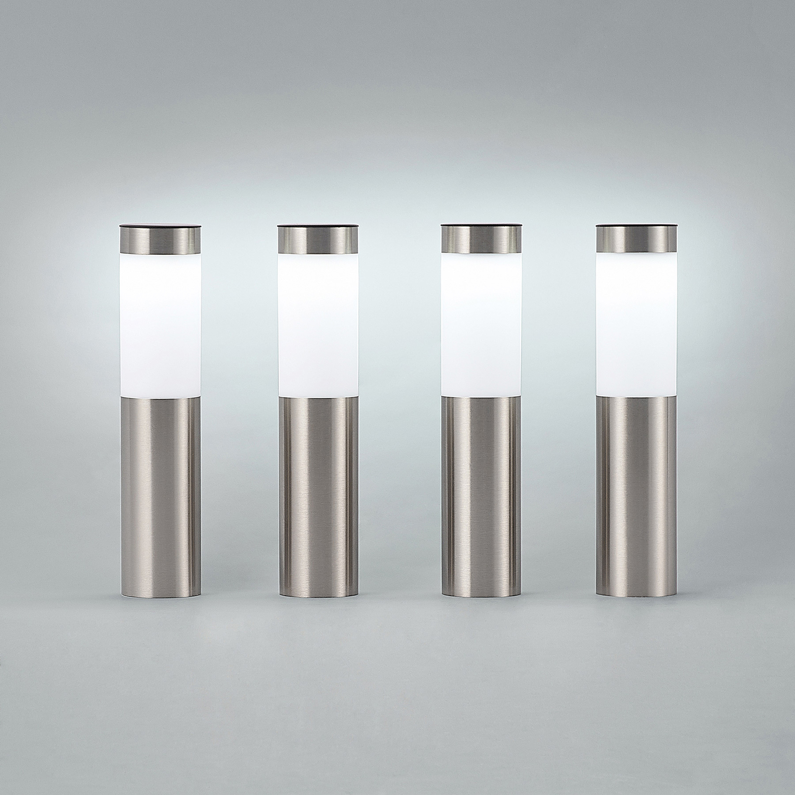 Lindby Sirita LED grondspies-solarlamp, 4 per set